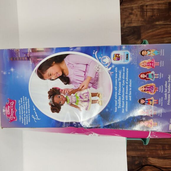 Disney Princess Tiana Royal Toddler Doll (Box crushed but never opened) - Picture 5 of 6